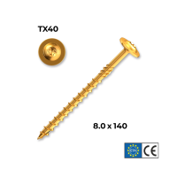 Konstruktionsschrauben 8mm Holzbauschrauben Tellerkopf...