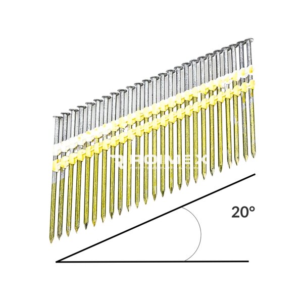 20° Streifennägel blank glatt (50 - 160mm)