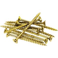 Konstruktionsschrauben 8,0 Holzbauschrauben Senkkopf gelb verzinkt TX40