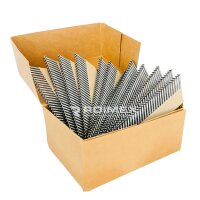 34° Streifennägel D-Kopf blank / Ringschaft 2,8...