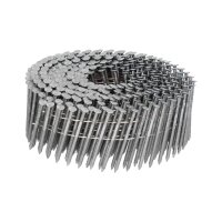 16° Coilnägel flach 2,5 x 65 blank gerillt
