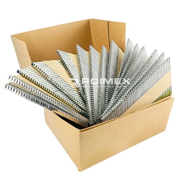 34° Streifennägel 2,8x70 verzinkt Glattschaft