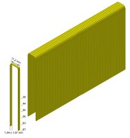 Prebena Heftklammern Typ Q 44CRFHA-ETA, 44mm, WkSt. 1.4301 (rost-&säurebeständiger Stahl)-ETA, 7500 Stück