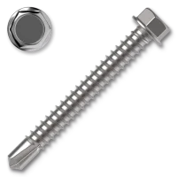 Bohrschrauben, Sechskant-Flanschkopf mit Bund