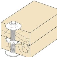 Einpressdübel, zweiseitig feuerverzinkt 95 x 36 x...